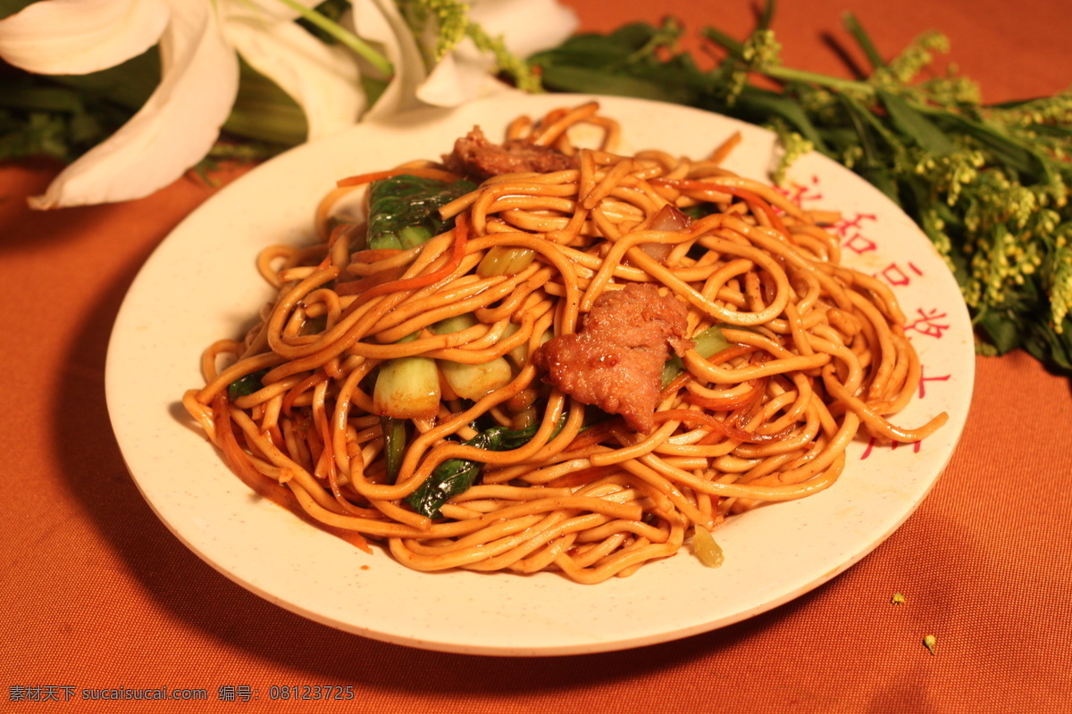 炒面 传统小吃 台湾小吃 面品 摄影图库 传统美食 餐饮美食 食物照片