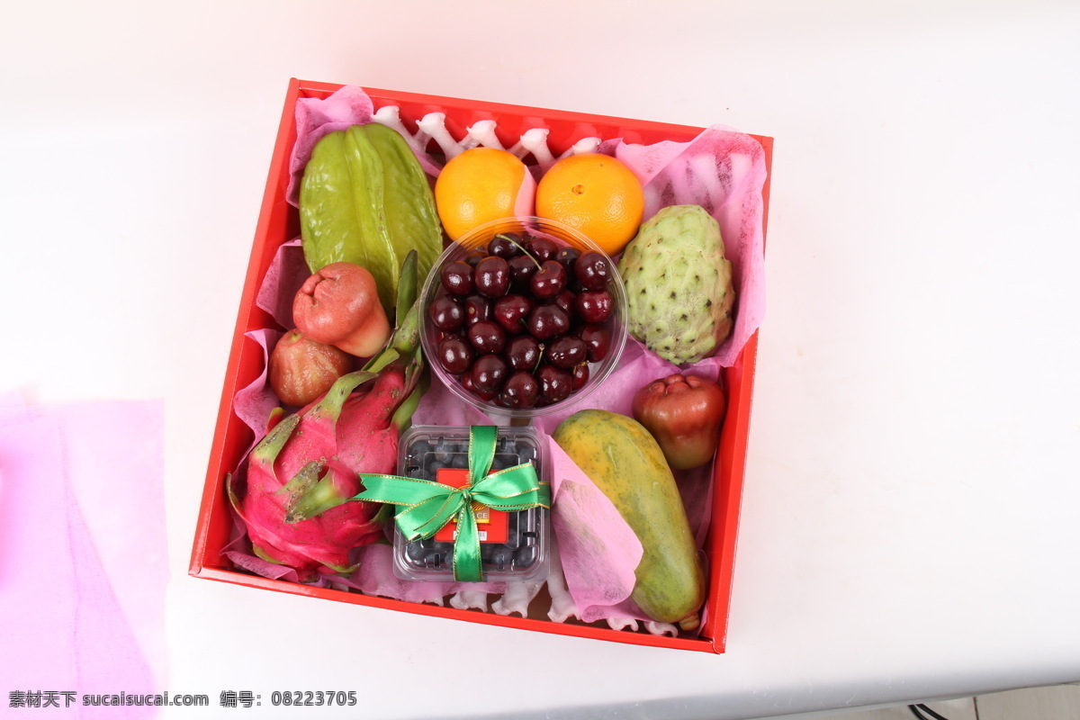 水果 火龙果 车厘子 精品礼盒 水果礼盒 生物世界