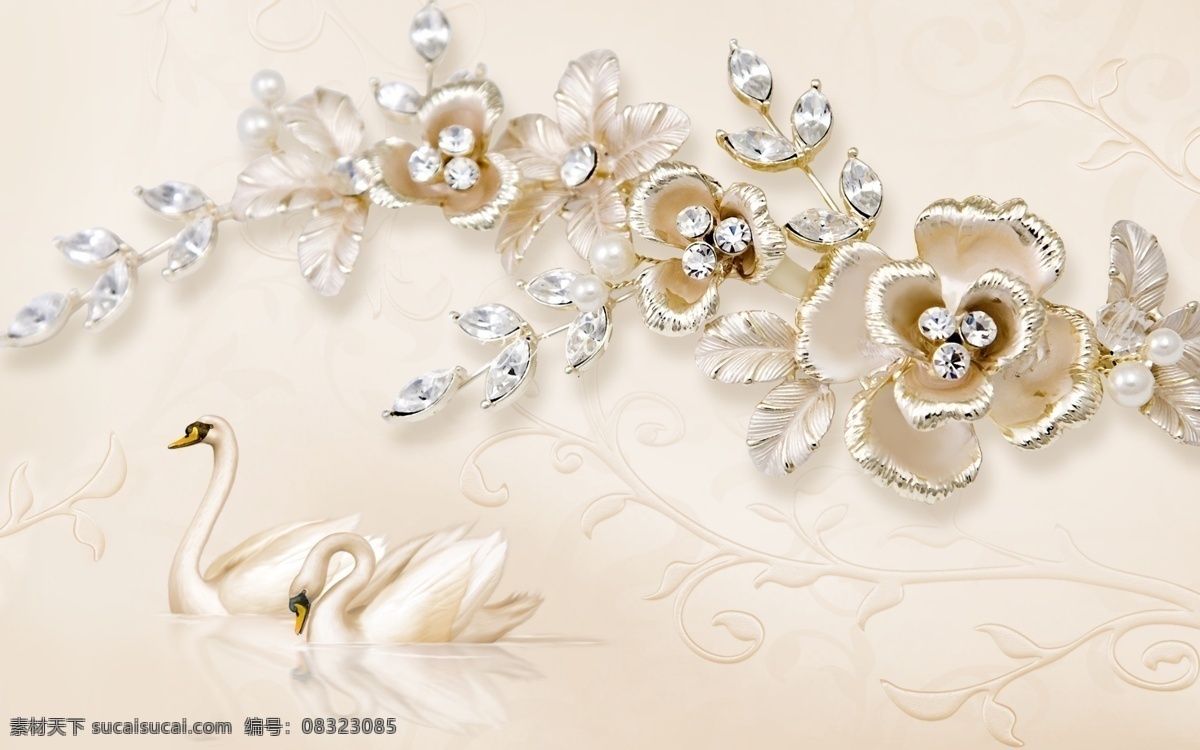 现代 简约 珠宝 花朵 天鹅 背景 墙 珠宝背景墙 欧式背景墙 欧式花纹 瓷砖背景墙 豪华背景墙 沙发背景墙 蝴蝶 装饰画 镶钻 花卉 钻石 浮雕 墙画 壁画 客厅电视背景 大理石纹背景 大理石背景墙 创意 立体 电视背景 珠宝背景 3d背景 电视 花朵背景 奢华珠宝 立体花朵