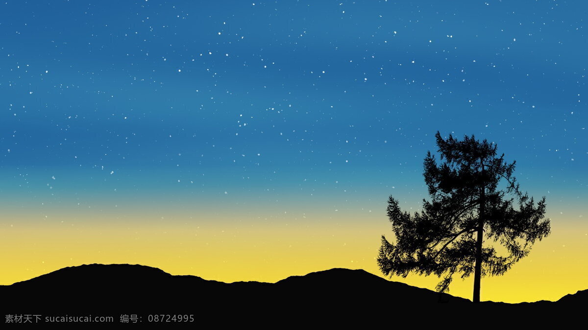 星空 夜晚 山脉 剪影 夜晚星空 蓝色星空 星星 星点 星光 夜景 夜晚景色 夜晚景观 自然景观 风景 风光 自然 大自然 自然风光 自然风景 景色 唯美 景物 自然景色