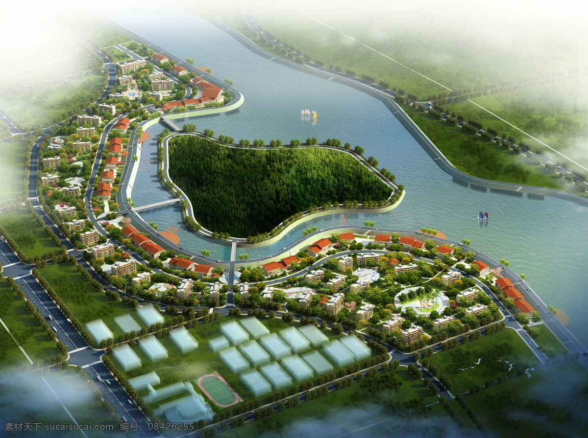 规划鸟瞰 规划设计 建筑效果图 水景效果图 沿街 土木 建筑 住宅设计 体块 城市空间 景观设计 3d效果图 商业楼 环境规划 商业街效果图 建筑设计 环境设计 白色