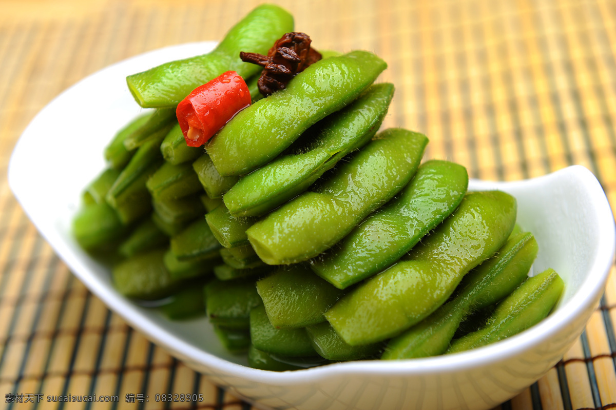 盐水毛豆 毛豆 料理 美食摄影 精美菜图 凉拌毛豆 传统美食 餐饮美食