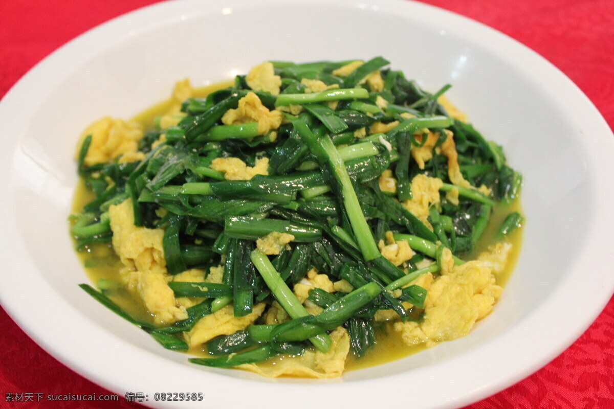 韭菜炒蛋 韭菜 炒蛋 鸡蛋 菜色 家常菜 盘子 碟子 美味 美食 食物 食品 传统美食 餐饮美食图片 餐饮美食