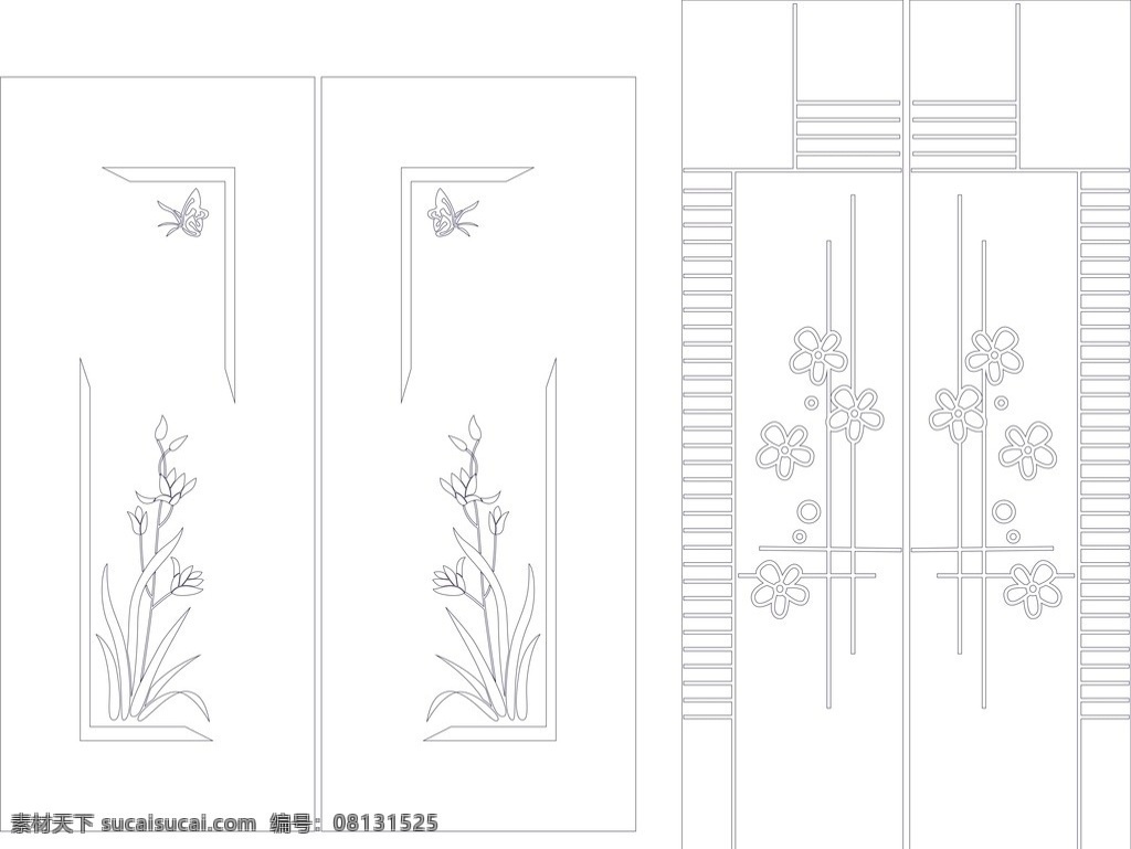 玻璃 移门 刻 绘图 花草 移门对门 雕刻图 线条图 屏风图 玻璃雕花 玻璃蒙砂图 玻璃冰雕图 上色喷漆图 艺术玻璃图 底纹背景 条纹线条 彩绘图 浮雕图 玻璃打砂图 玻璃喷砂图 古典移门 花纹花边 底纹边框 矢量