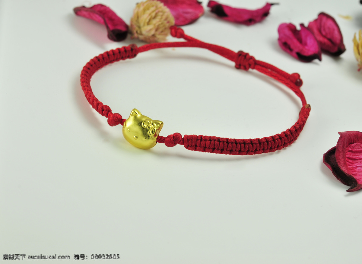 硬金手链 3d硬金 hellokitty 猫 手链 本命年 手绳 红绳 黄金 珠宝 戒指 生活百科 娱乐休闲