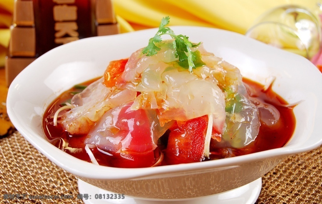 凉拌海蜇头 拌菜 凉菜 精美小菜 开胃凉菜 凉菜类 菜 餐饮美食 传统美食