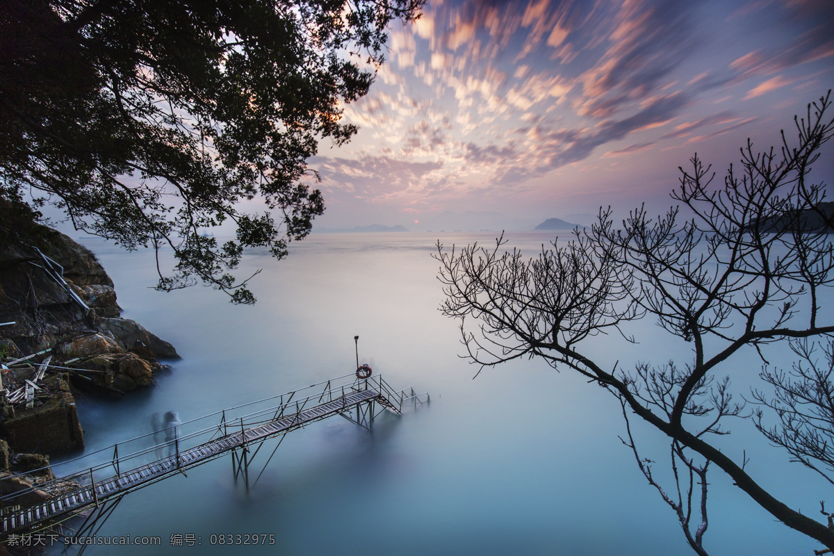 观赏桥 桥 木桥 世外桃源 仙境 景观 旅游摄影 自然风景