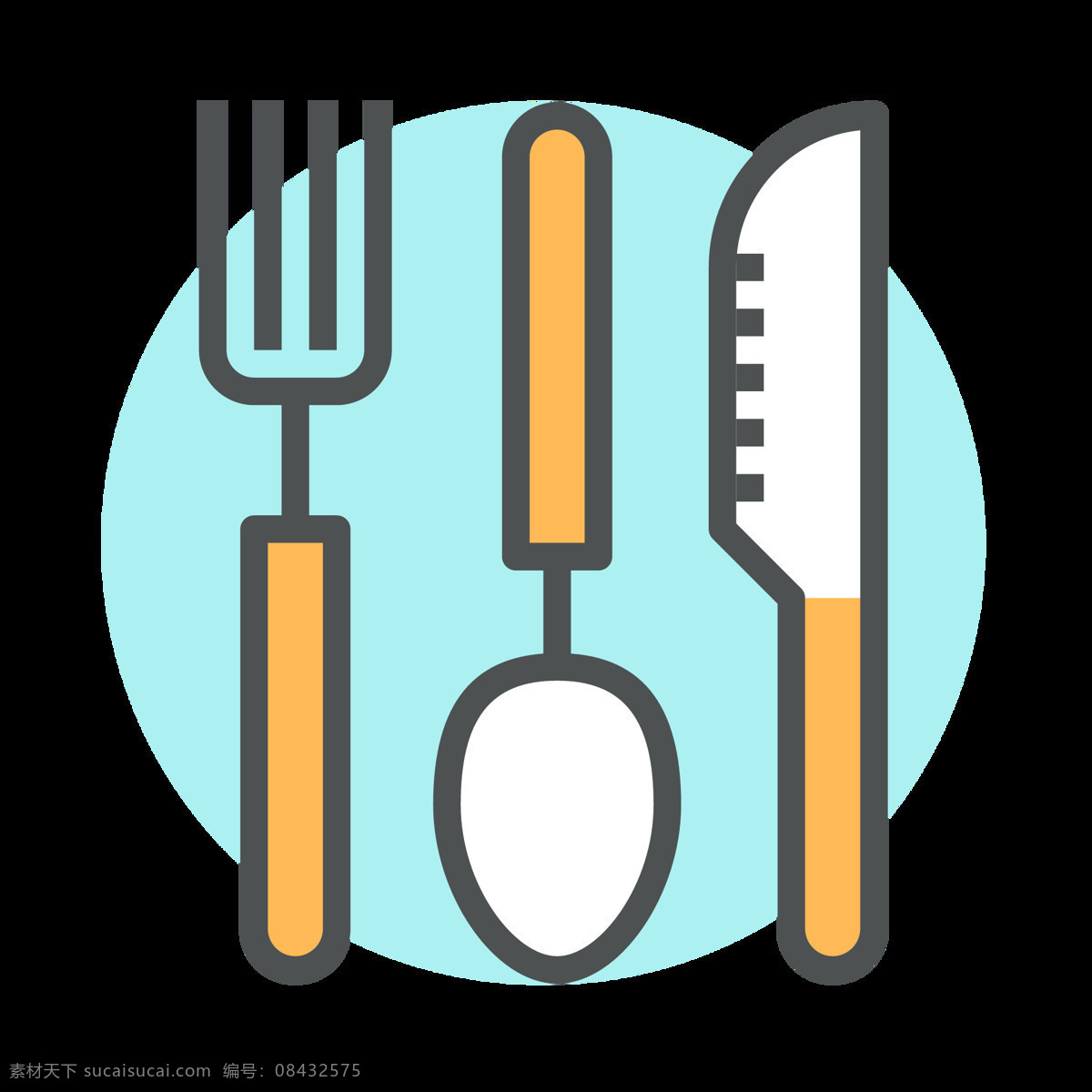 餐具 工具 图标 图形 标志 字形标志
