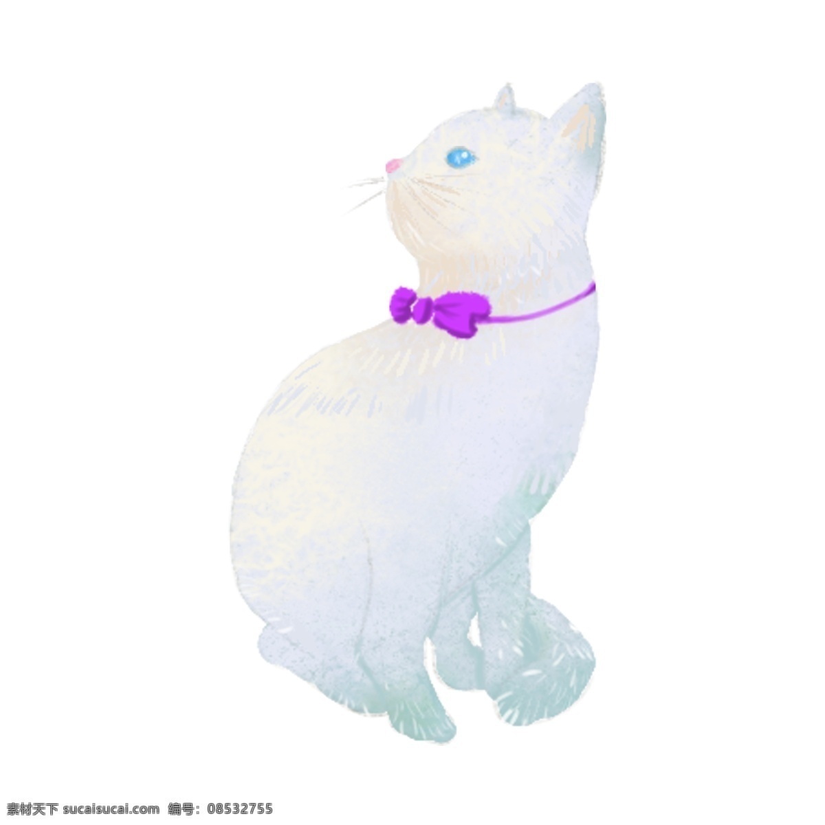 宠物 可爱 小猫 元素 可爱小猫 装饰元素 插画元素 简约 卡通