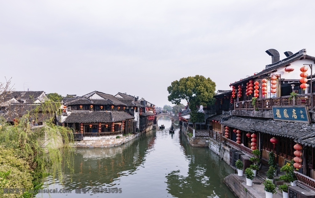 水乡古镇 古镇 古城 西塘古镇 杭州西塘 江南水乡 自然景观 风景名胜