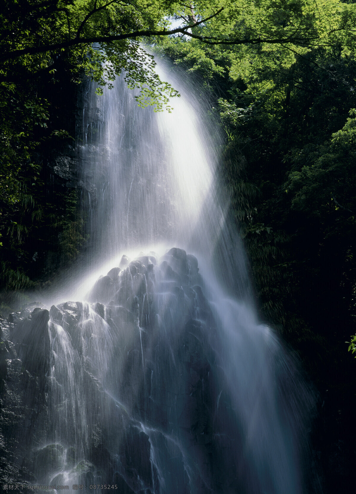 高山流水 瀑布 写真图片 高山 湍急 溪流 河山 风景 壮丽 山川 风光美图 美丽风景 自然风光 风景摄影 高清图片 瀑布图片 风景图片