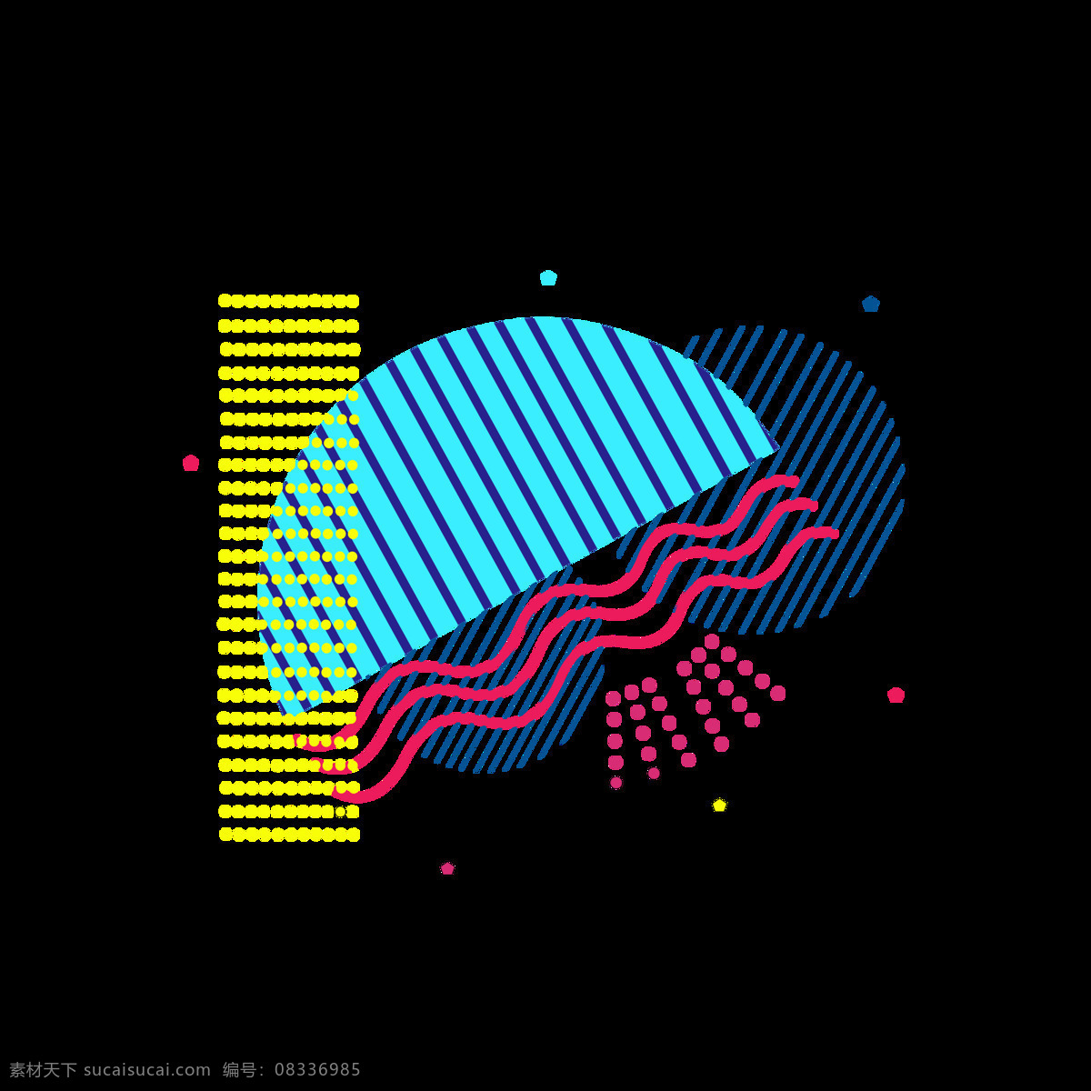 波普 风 几何图形 装饰 元素 几何 图形 元素设计 图案 波普风