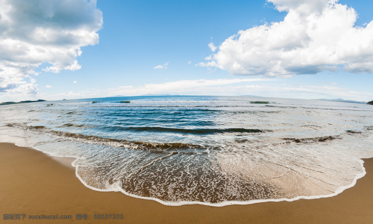 海滩 沙滩 海边 大海 天空 海面 蓝天 白云 自然风光 自然景观 自然风景