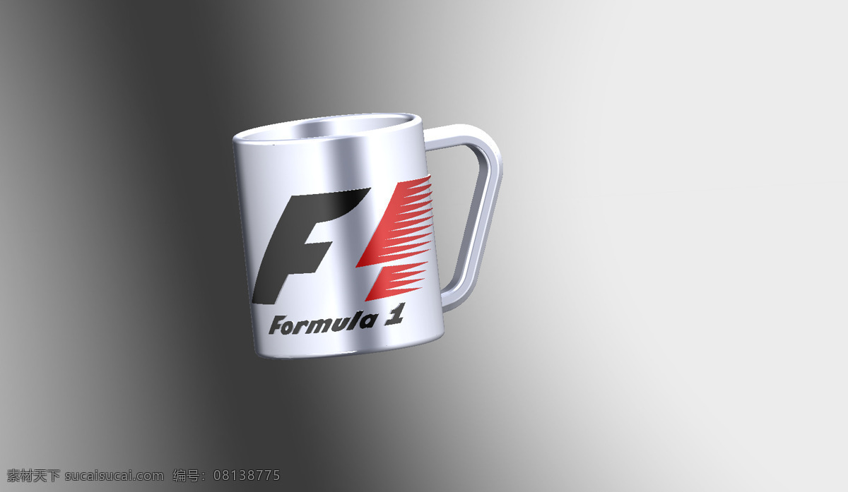 f1 咖啡杯 汽车 3d模型素材 其他3d模型