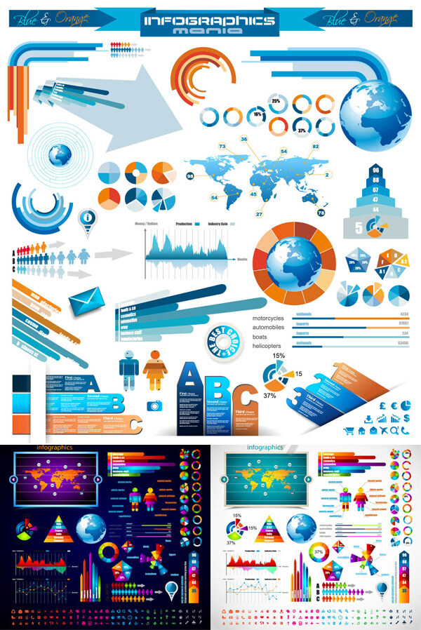 色 图 矢量 信息 图表 饼 统计数据 统计 直方图 金字塔 世界 infographicsearth 地图 矢量图 商务金融
