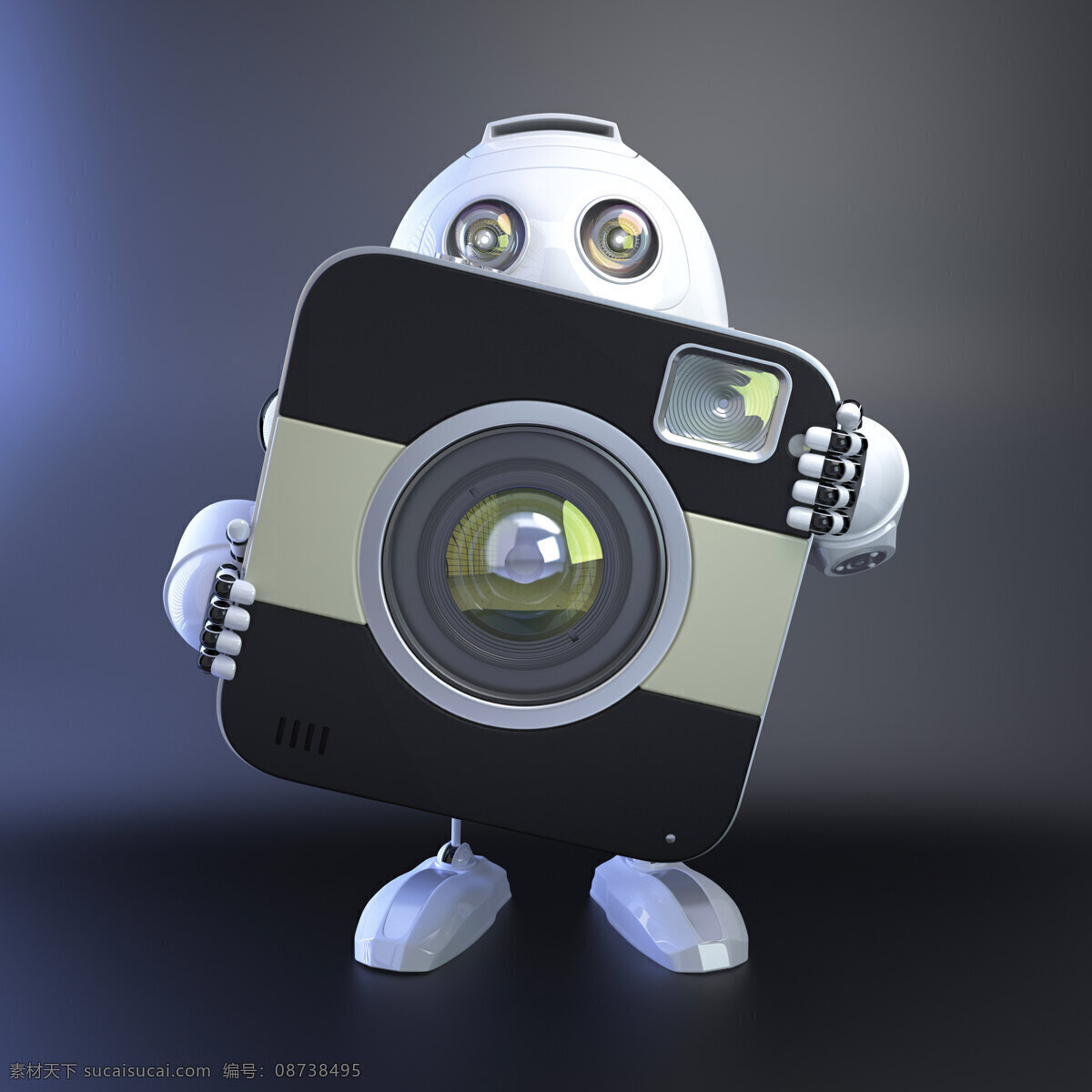 紧凑型 数码相机 android 机器人