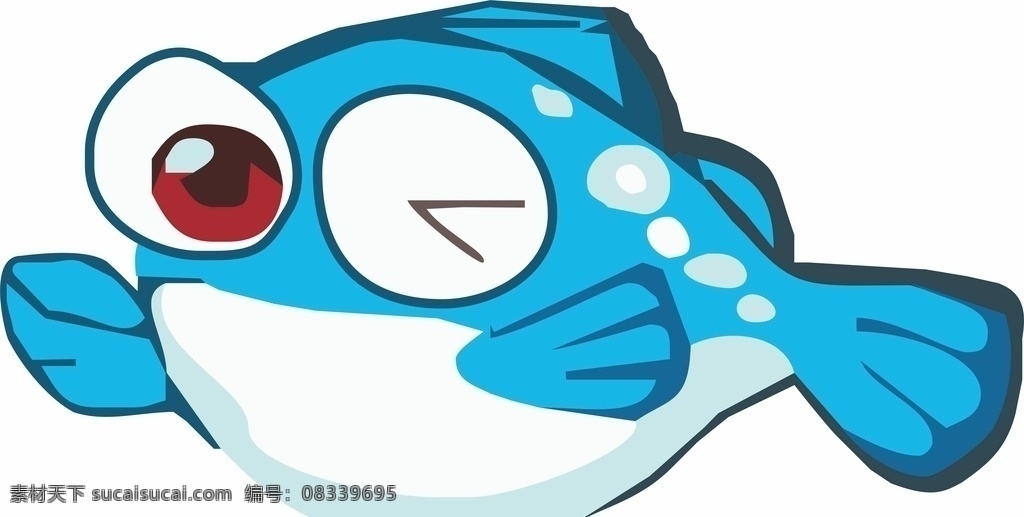 河豚 游乐场 儿童 淘气堡 海洋 生物 卡通