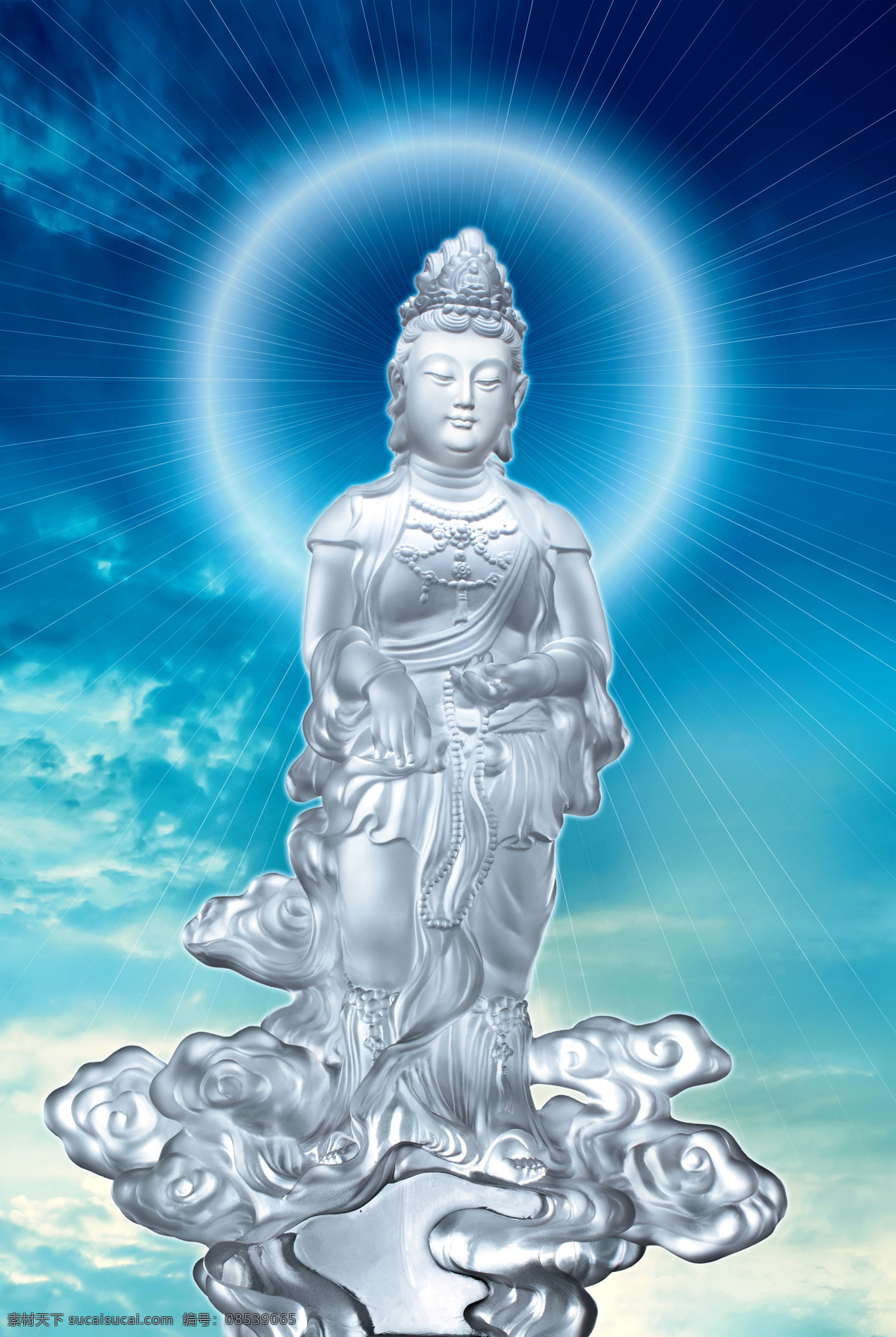 观世音菩萨 净琉璃 佛像 雕塑 高清 文化艺术 宗教信仰
