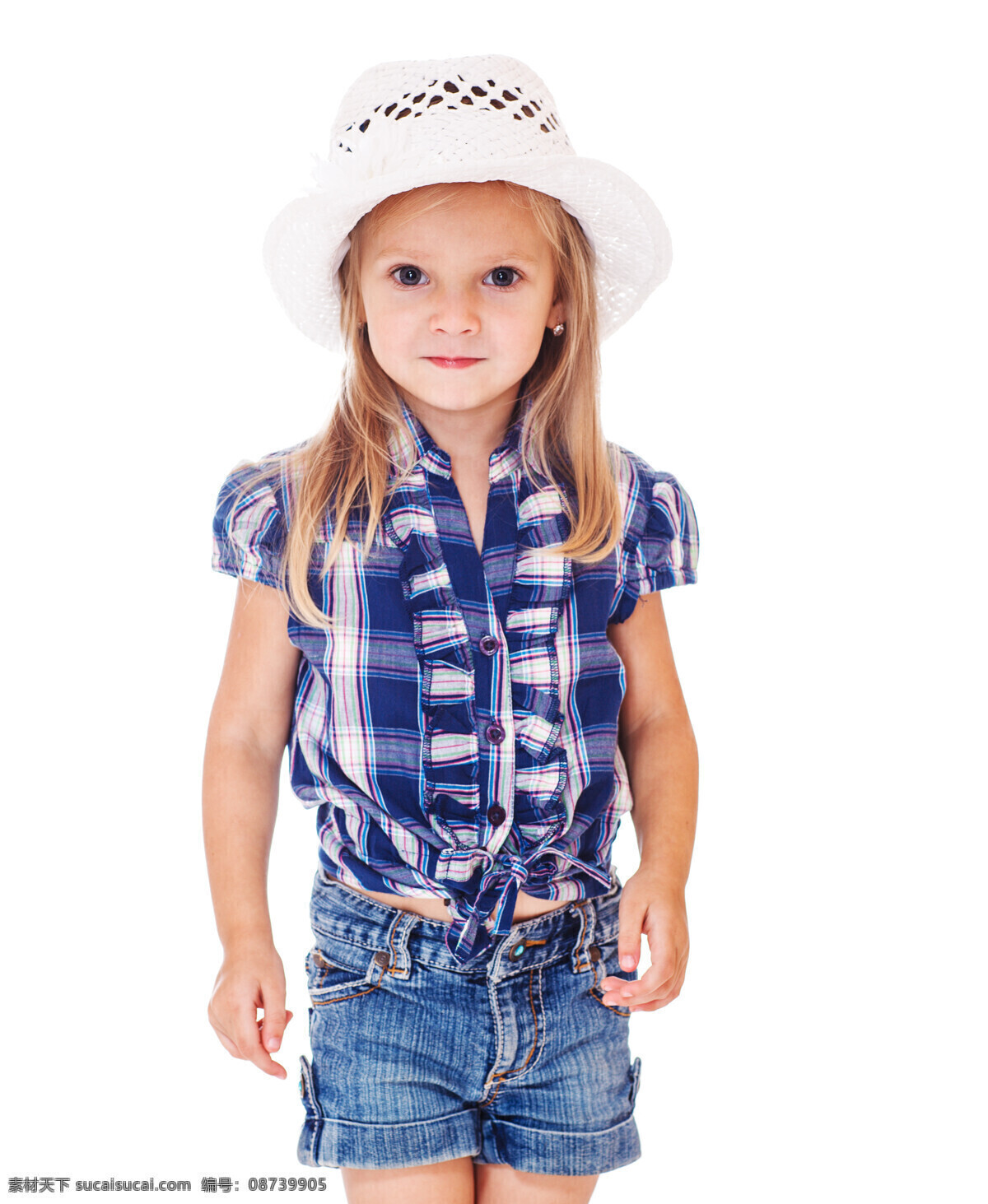 戴 着凉 帽 外国 小女孩 外国小女孩 凉帽 戴帽子 人物摄影 儿童图片 人物图片