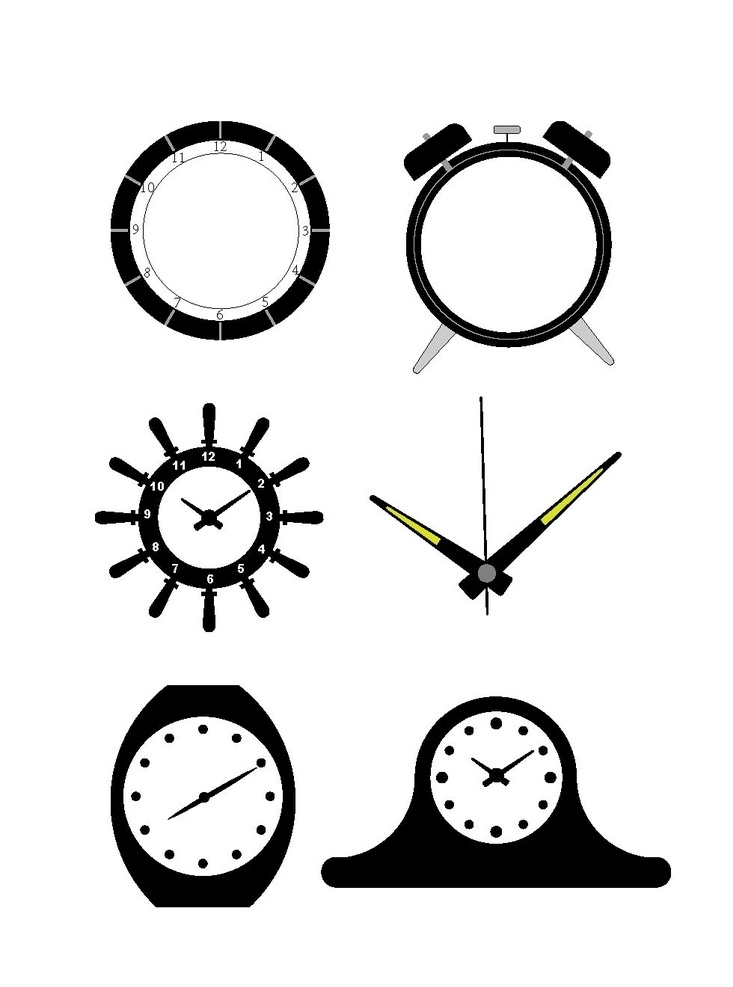 钟表 盘面 手绘 矢量图 舵 机械 闹钟 时针 手表 小清新 装饰图案 其他节日 标志图标 其他图标