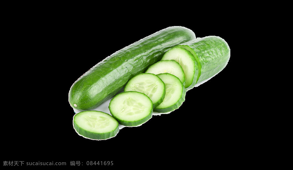 蔬菜 黄瓜 元素 png元素 免抠元素 食材 透明元素 夏季