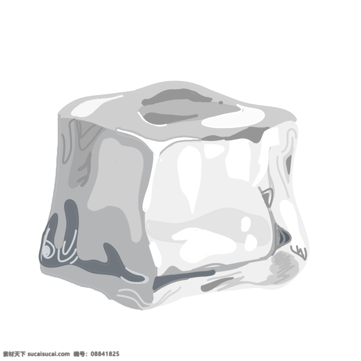 白色 冰块 装饰 插画 白色的冰块 创意冰块 立体冰块 卡通冰块 冰块装饰 冰块插画 夏日的冰块