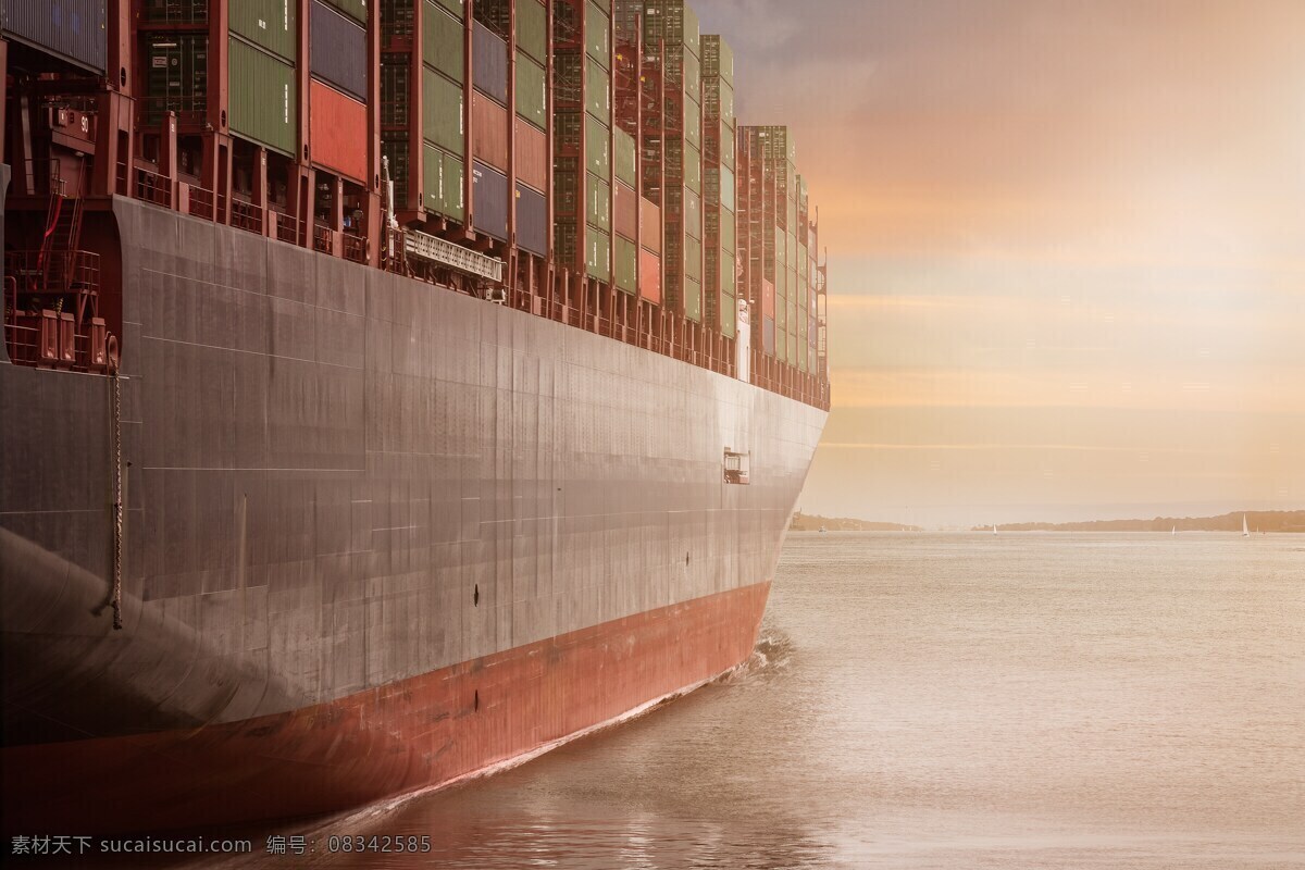 集装箱船 物流 船务公司 航运 船舶 河 海 湖 货船 集装箱 现代科技 交通工具