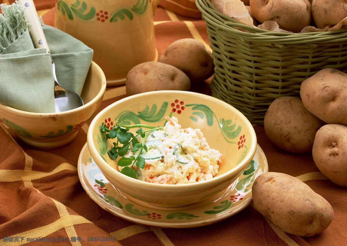 土豆沙律 土豆泥 土豆沙拉 色拉 菜谱 摄像 菜照 西餐美食 餐饮美食 传统美食