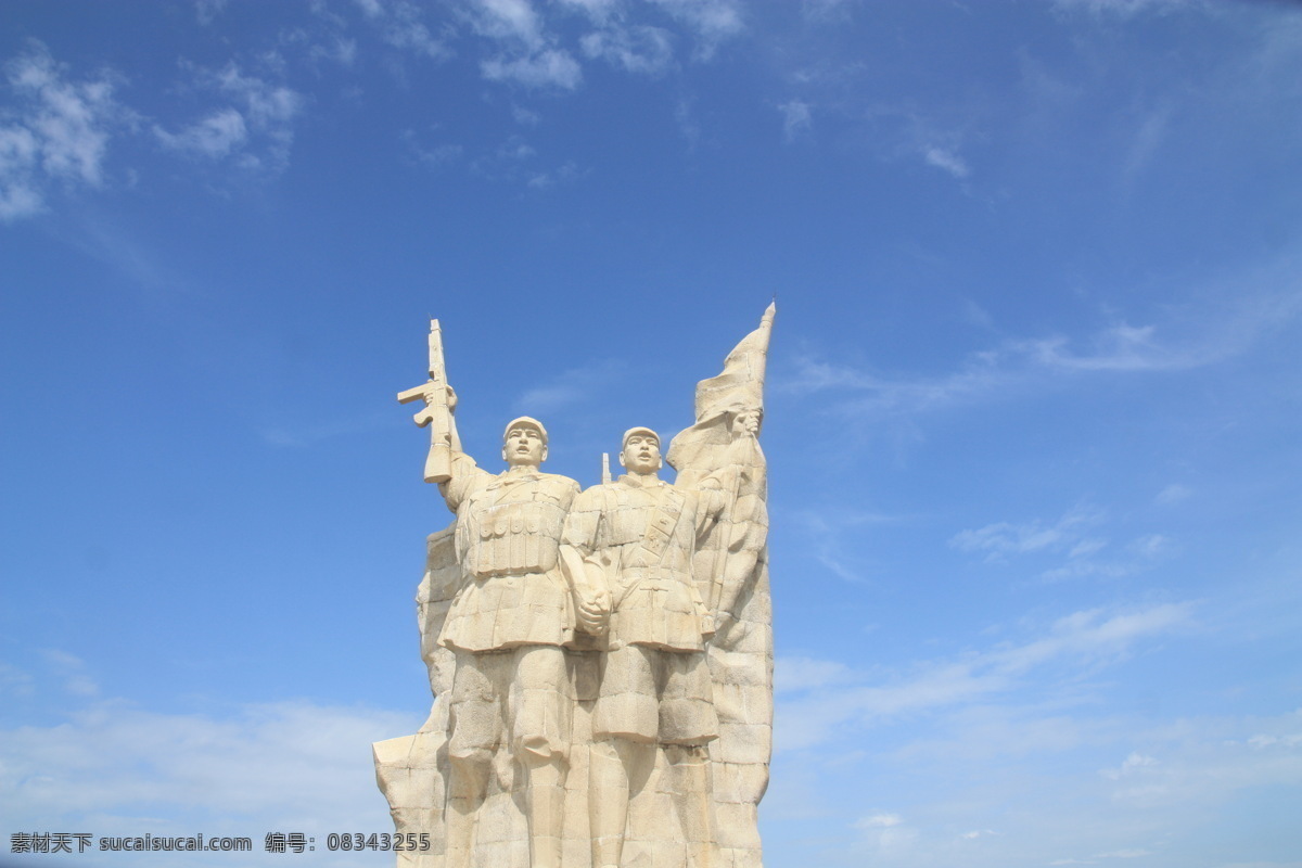 海南 临高 角 解放 纪念碑 海 昌拱 革命 烈士 石雕 石像 蓝天 白云 热带 风景 风光 旅游摄影 人文景观