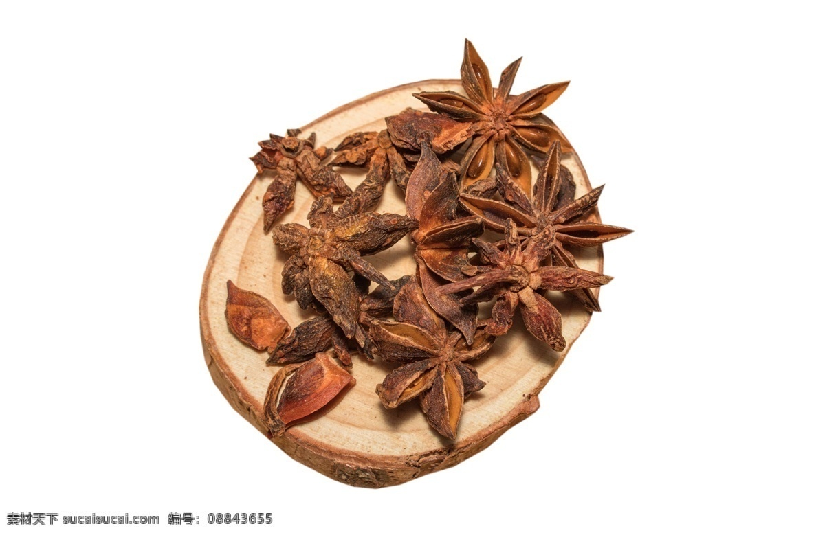 木墩 八角 调料 厨房 天然