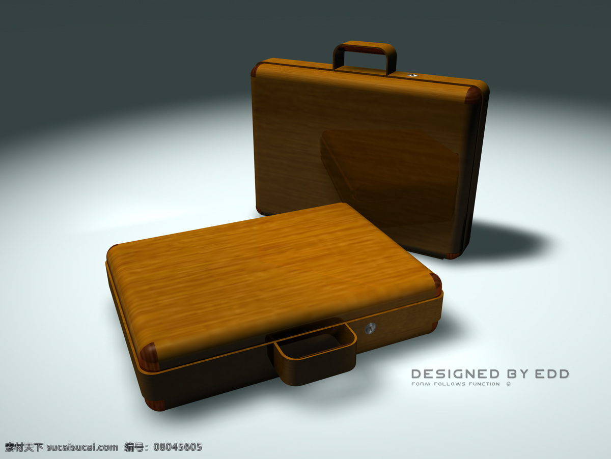 木制 公文包 www 木 designedd nl 3d模型素材 其他3d模型