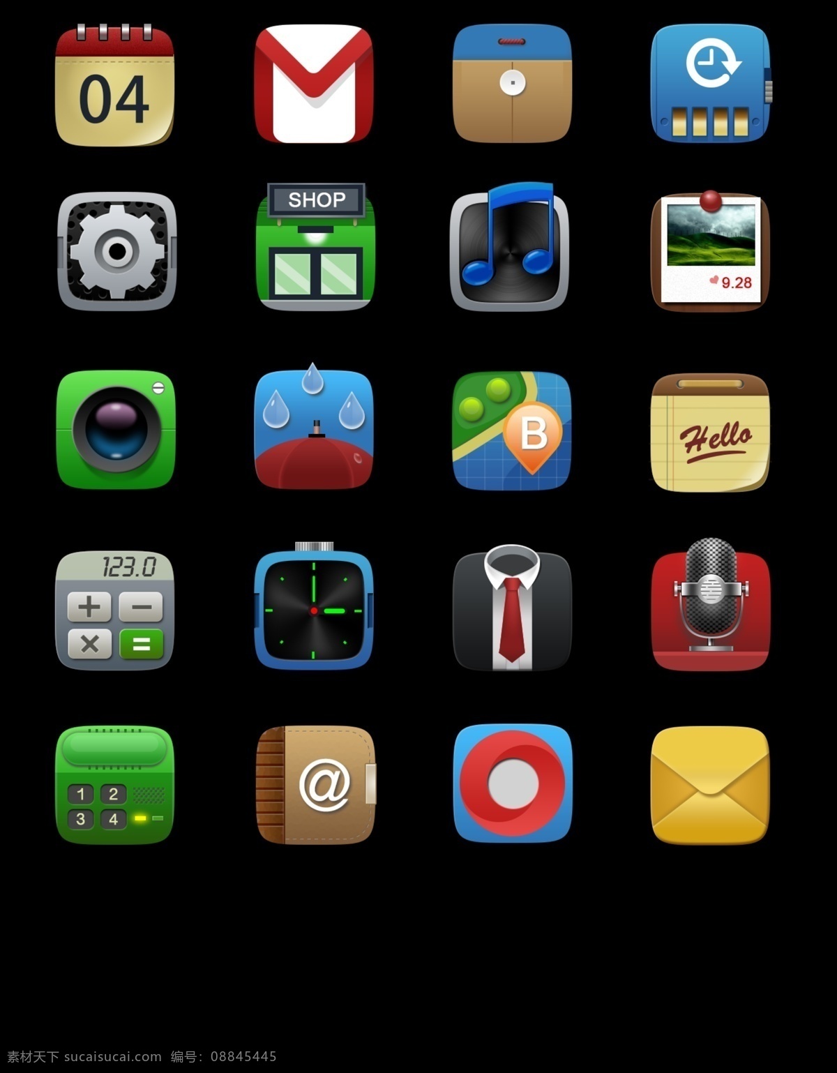 手机 ui 图标 界面设计 规范 app 界面 ui设计 icon绘制 app图标 苹果 安卓 系统 试用 黑色
