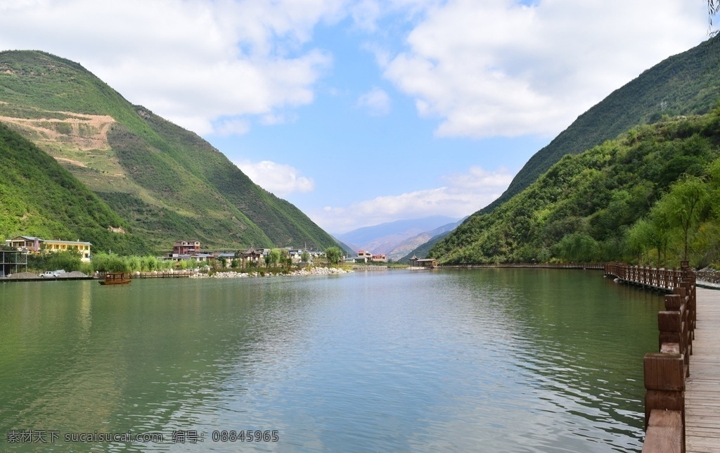官鹅沟 大河坝 甘肃 宕昌 美景 风景 风光 景点 山峦 山川 旅游 森林 湖水 湖 山峰 大山 碧水蓝天 自然景观 山水风景