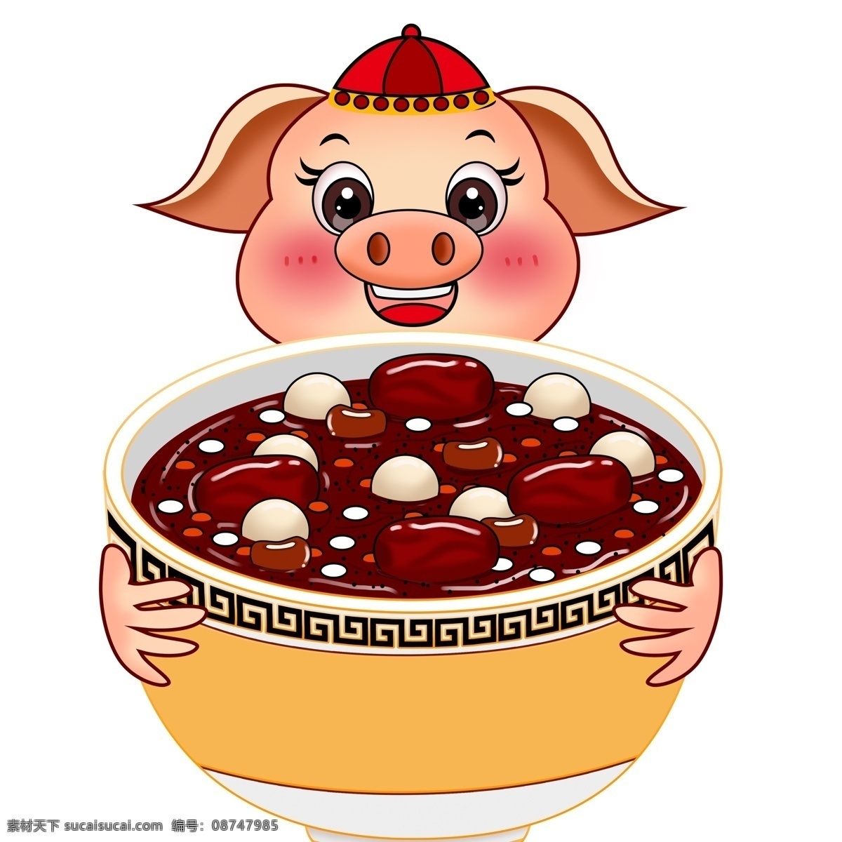 2019 猪年 腊八 元素 腊八节 元素设计 创意元素 手绘元素 节日元素 腊入粥 新年 腊八素材 手绘 元素装饰 psd元素