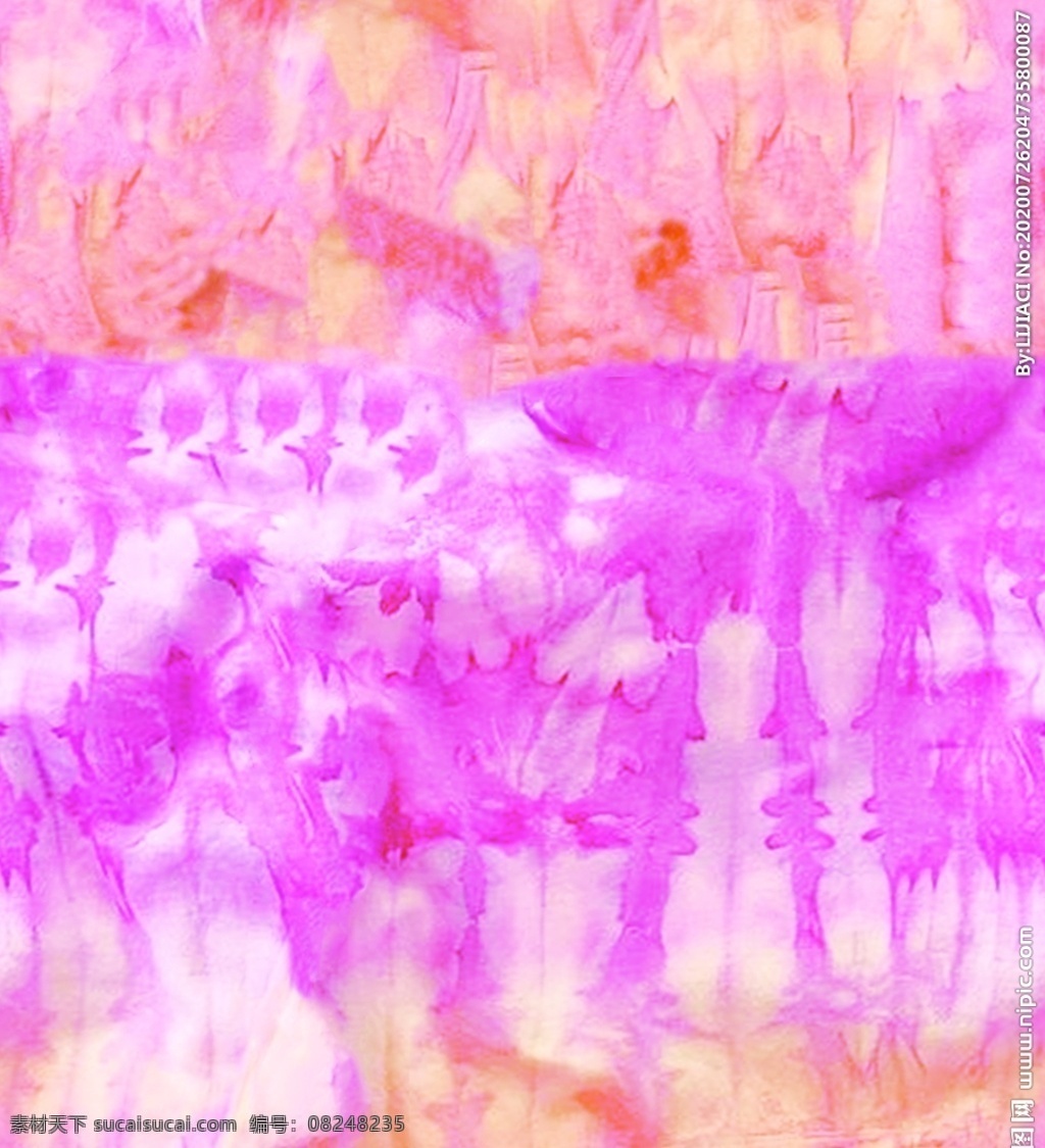 扎染 手绘 数码 印花 分层 动漫动画 gif动画