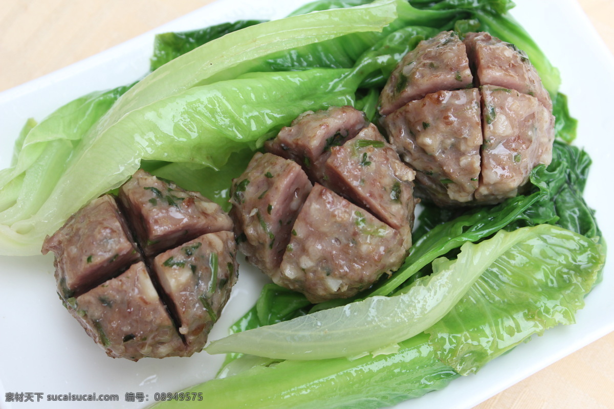 白灼牛肉丸 牛肉丸 早茶 点心 美食 食物 传统美食 餐饮美食