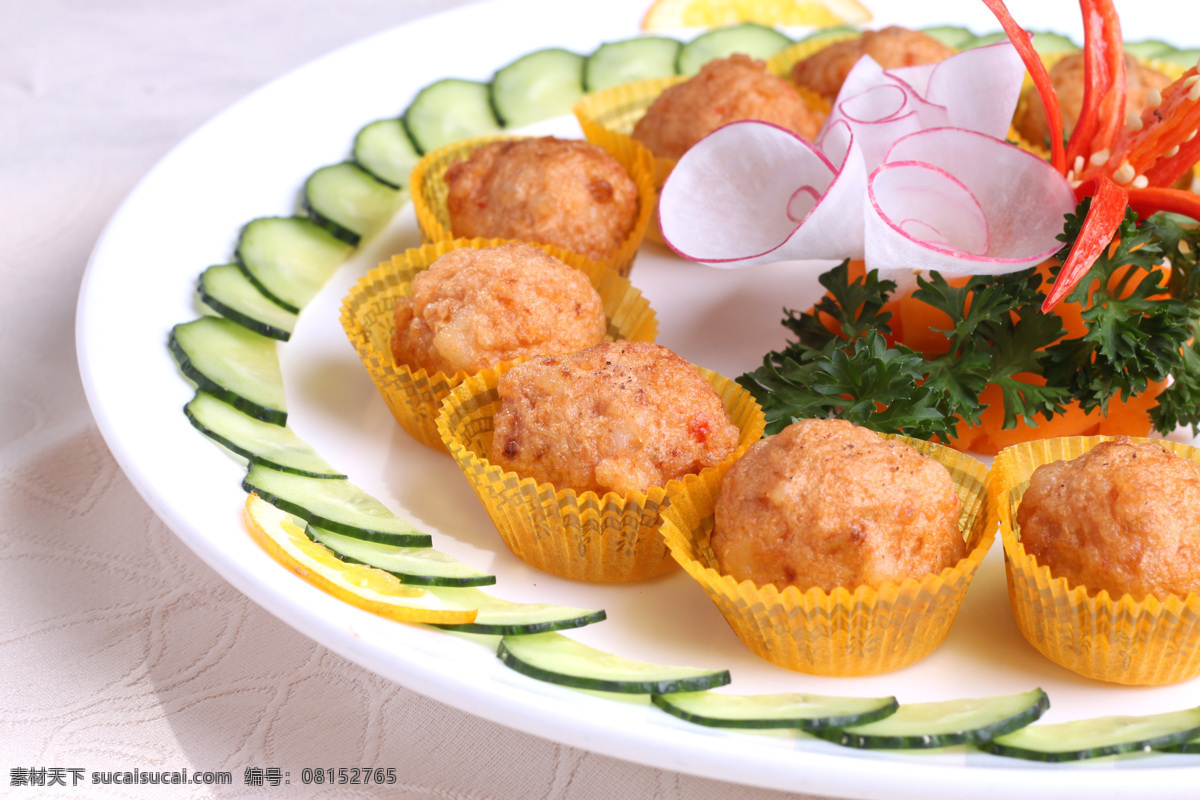 粤菜 干炸虾枣 传统美食 餐饮美食