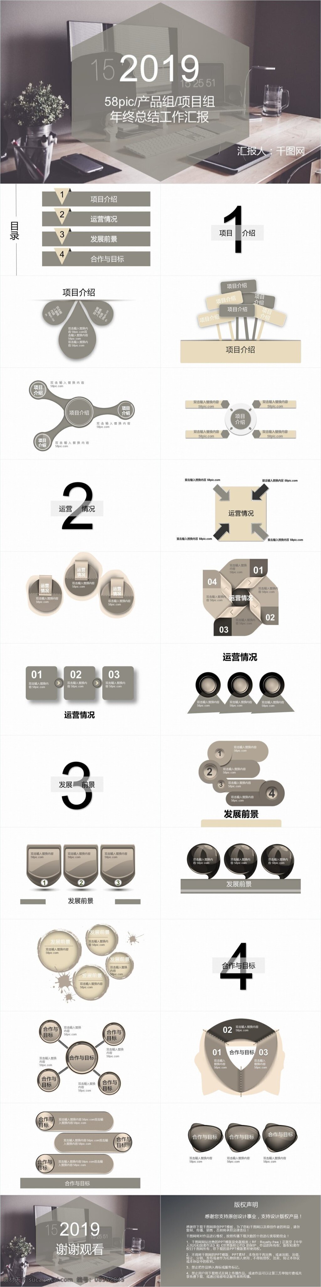 产品 组 项目组 年终 工作总结 汇报 办公 工作 报告 总结 展示 商务 公司 灰 企业 项目