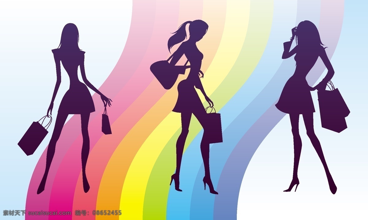 背景 潮流 妇女女性 购物 购物美女 购物女孩 购物女郎 购物女人 卡通 女孩 矢量 模板下载 购物女士 美女 女人 时尚购物 手绘 时尚 女孩剪影 矢量人物 矢量图