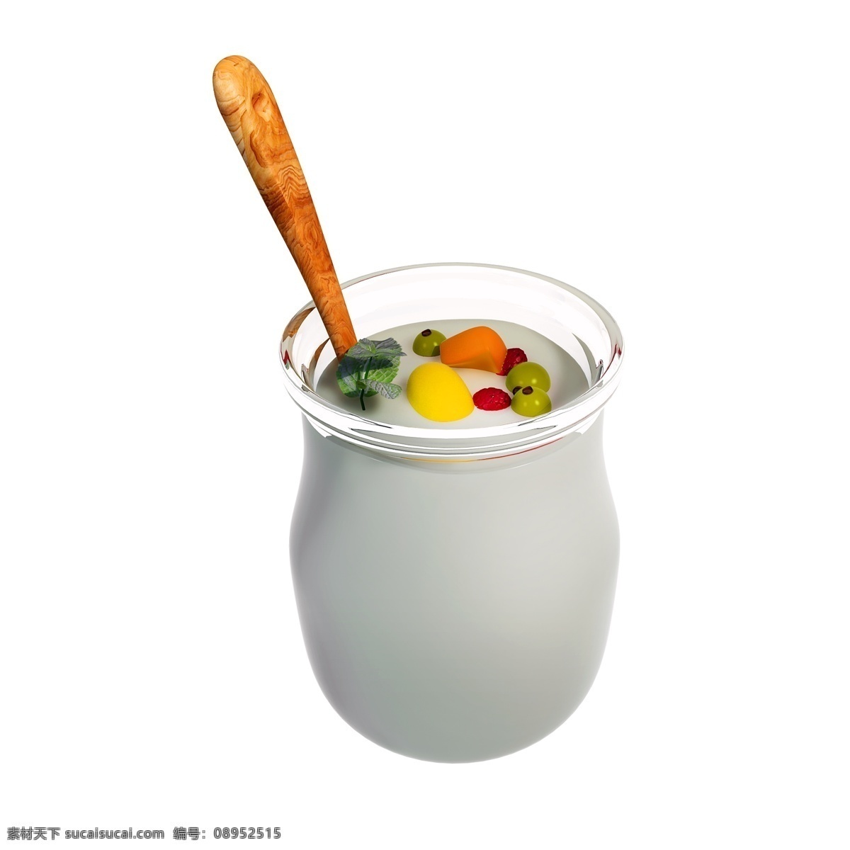 水果 牛奶 图 仿真 奶昔 甜品 早餐 夏天 质感 精致 套图