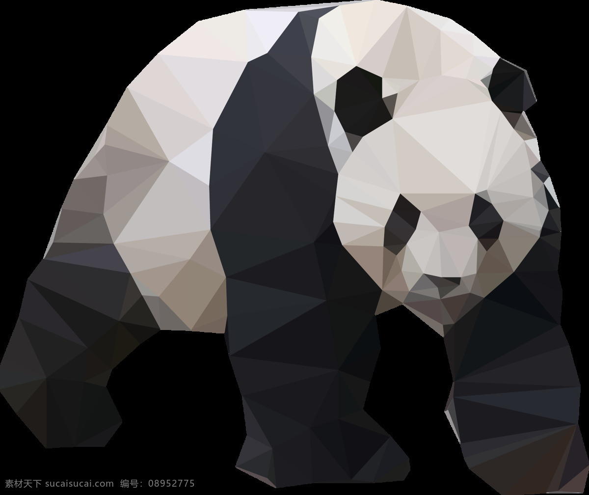 几何 熊猫 免 抠 透明素材 png抠图 大熊猫 功夫熊猫 保护动物 国宝 可爱熊猫 免扣素材 标志图标 其他图标