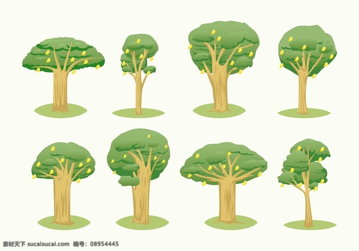 矢量 手绘 树木 矢量树木 矢量素材 手绘树木 手绘植物 树木素材 植物