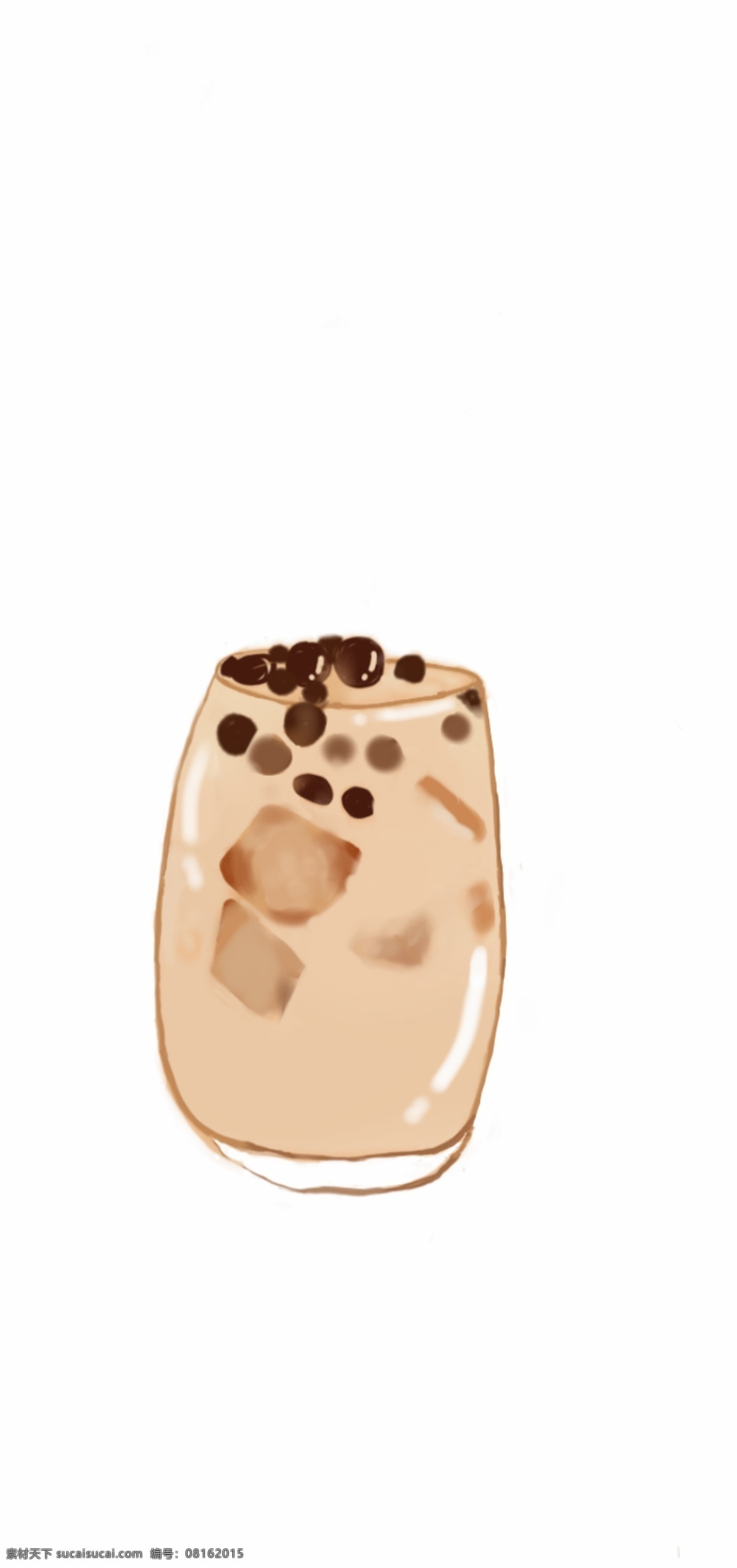 美味可口 珍珠 奶茶 饮品 珍珠奶茶 元素