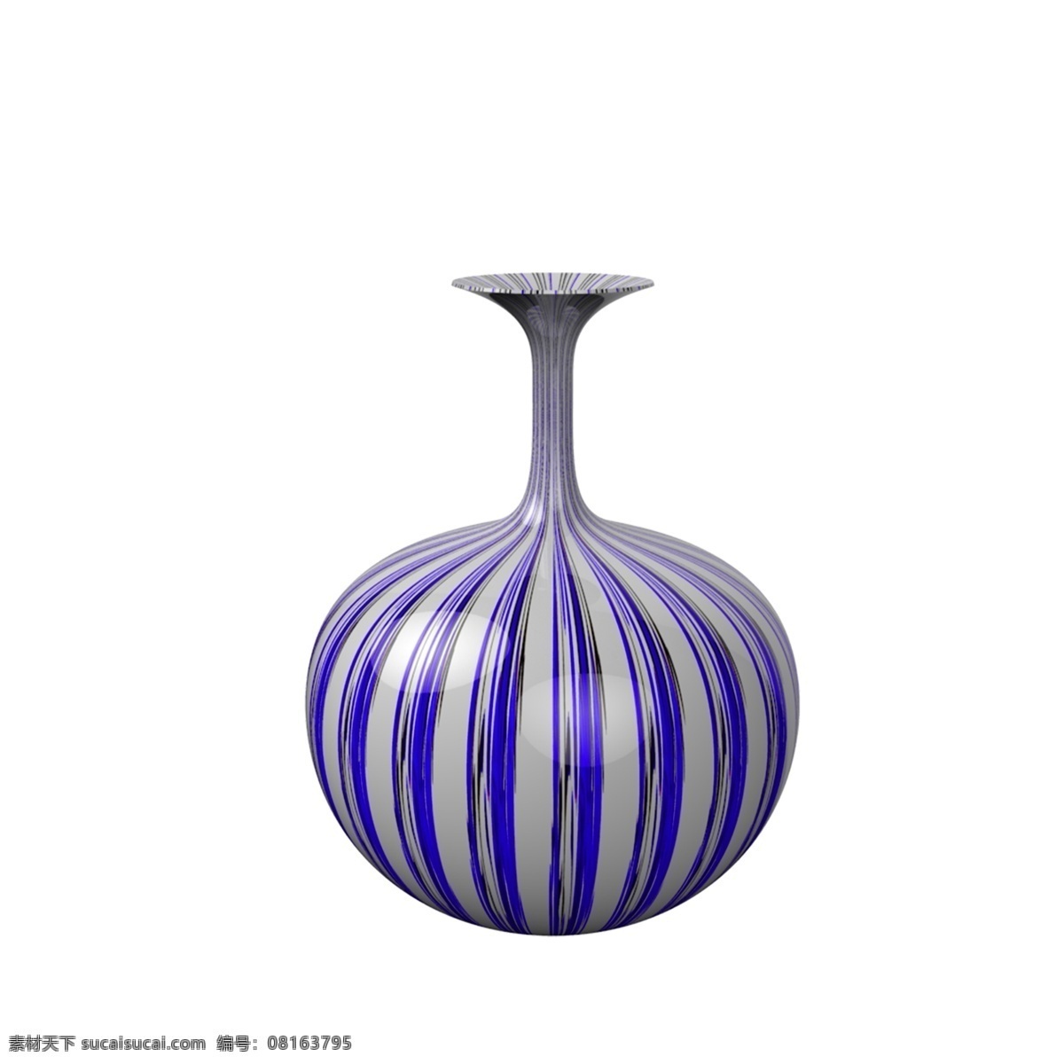 仿真 陶瓷 花瓶 免 抠 蓝白条纹 陶瓷花瓶 家居装饰 家装节