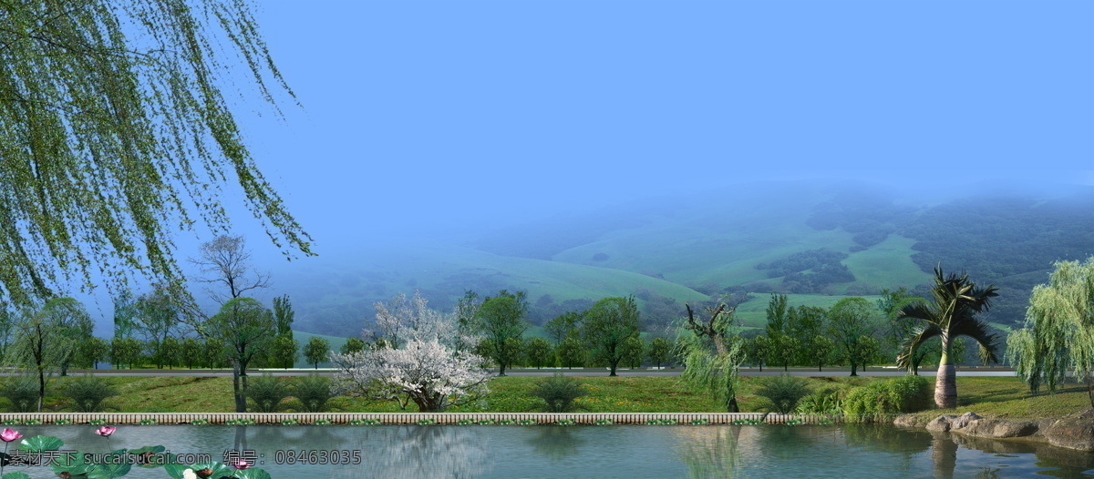 配景 背景 风景 设计图 自然景观 人文景观图片 生活 旅游餐饮