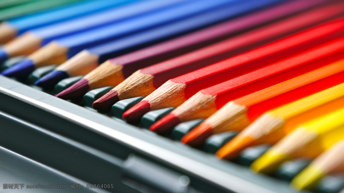 创意 彩色 画笔 背景 高清 个性 非主流 铅笔