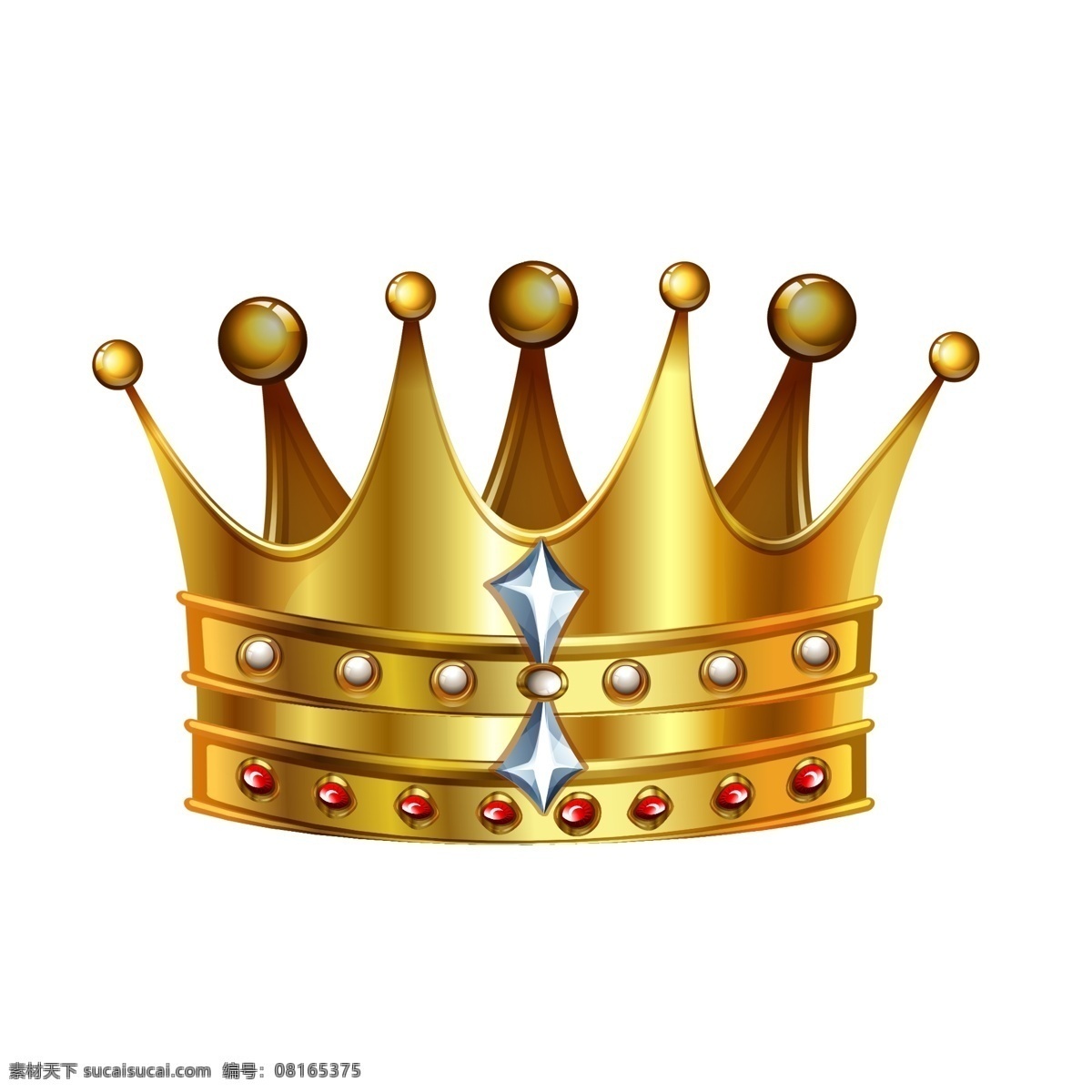 金属皇冠 金属 盾 银色 装饰图案 冠军 奖牌 分层