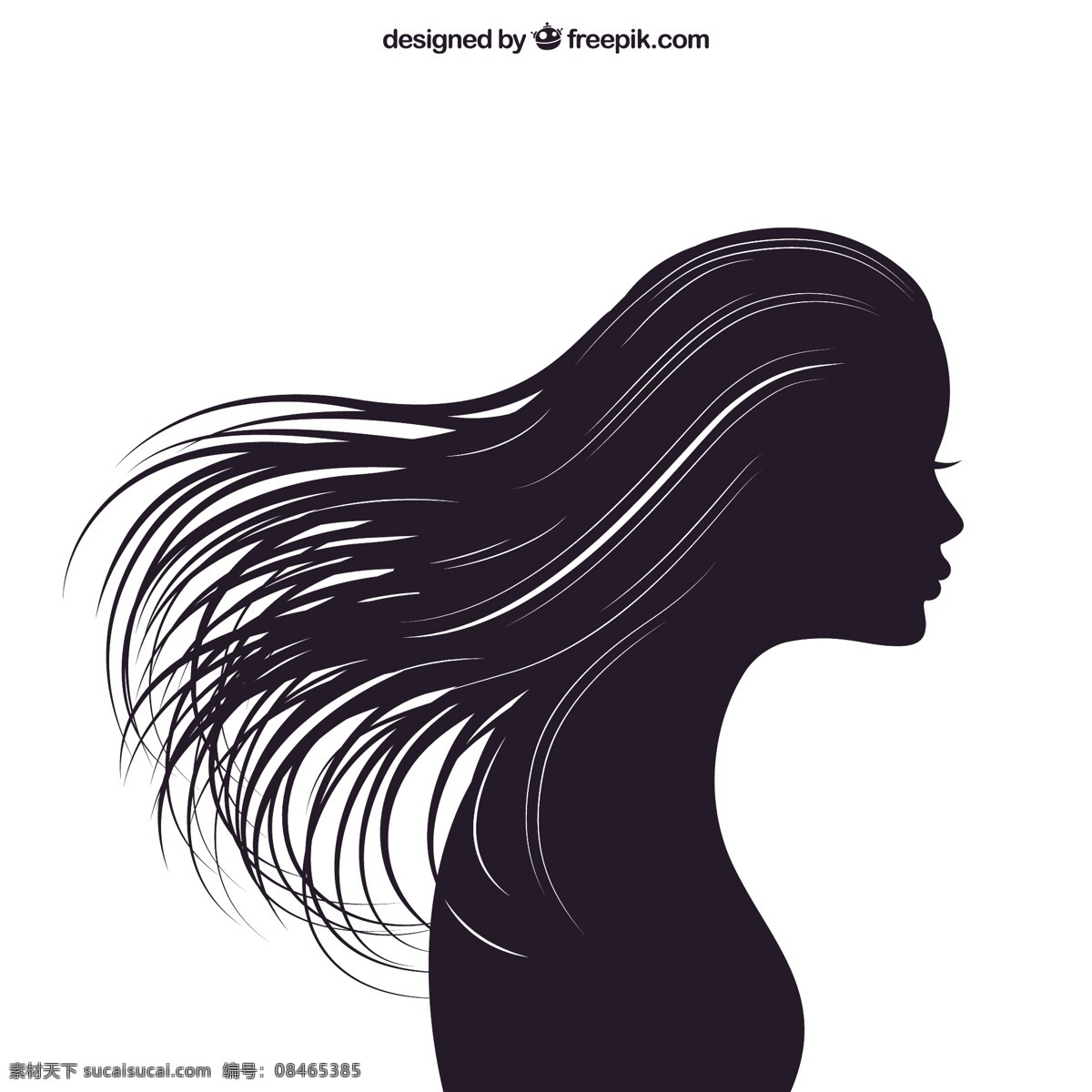 女人的剪影 头发 美丽的剪影 剪影轮廓 女人 女人的头发 美丽 漂亮 长头发 长 白色