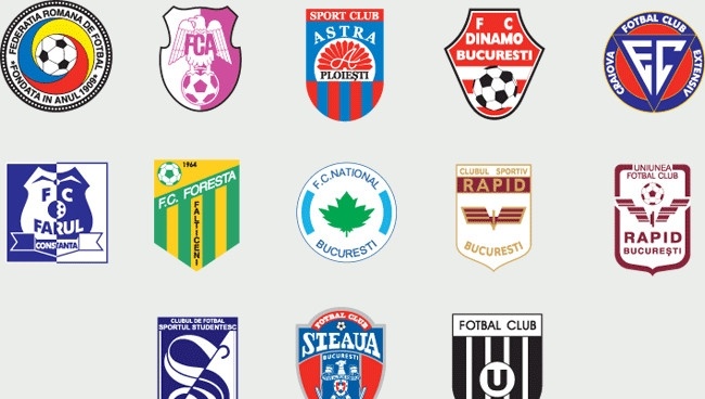 全球 足球 俱乐部 球队 标志 罗马尼亚 世界杯 logo 足球标志 足球logo 俱乐部标志 盾 盾牌 标识标志图标 企业标志 企业logo 矢量图库 企业 矢量