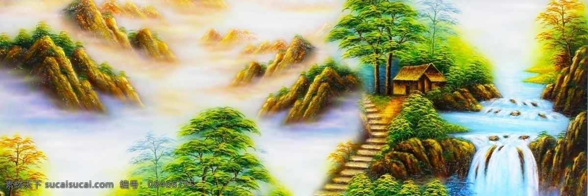 新风景画 风景山水 山水 风景 山水风景 山水风景画 山水画 山水装饰画 墙画 壁画 家居装饰画 风景如画 鸿图设计 鸿图大展设计 鸿图出品 鸿图大展出品 江山如画 文化艺术 绘画书法